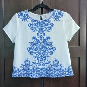 Embroidery Print Shirt